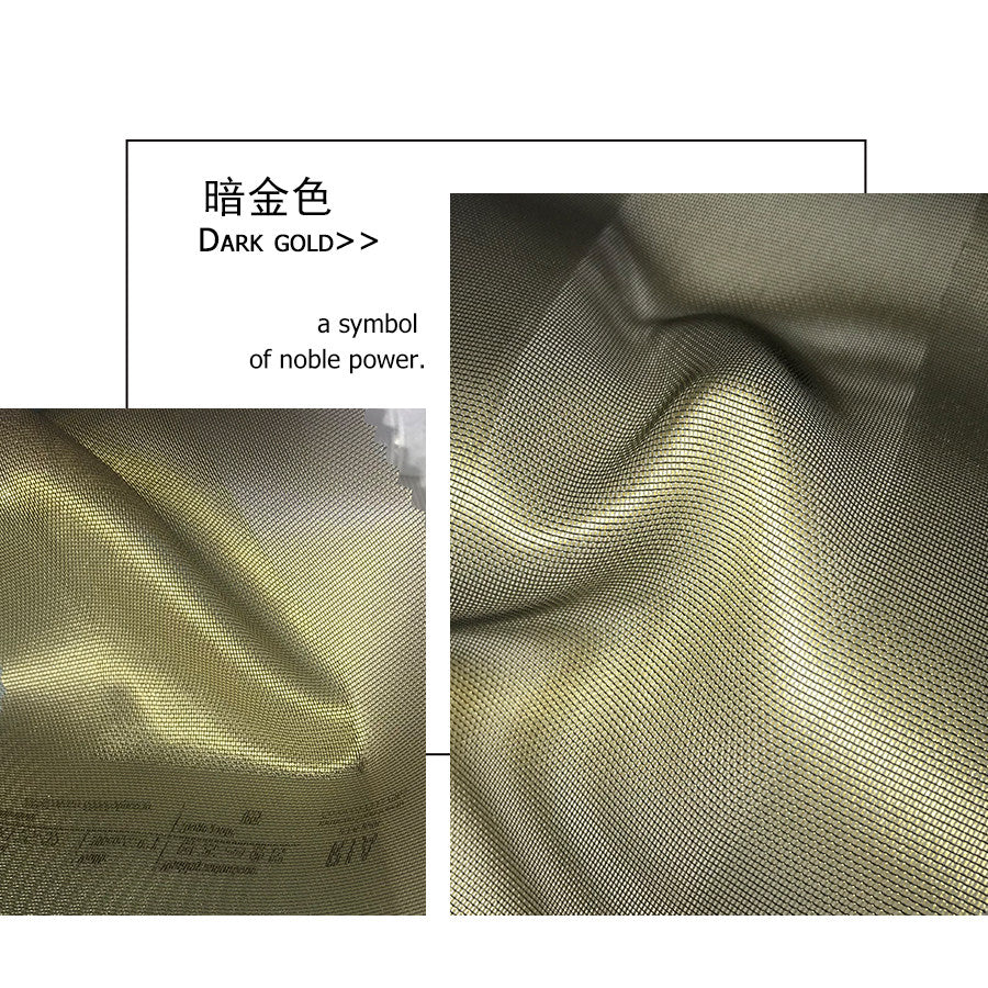 高档别墅窗纱欧式窗帘美式奢华高端卧室客厅轻奢德国进口纱帘金色 - Blind Box Mall